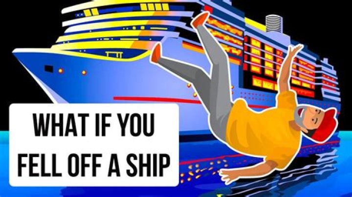 Would you get sucked under a cruise ship if you fell off?